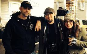 Writer/Director John Fallon, Producer Donny Broussard and Prod Manager Erin Bennett.